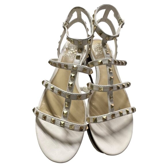 Vince Camuto‎ Studded White Strappy Platform Sandals  7M - Picture 13 of 16